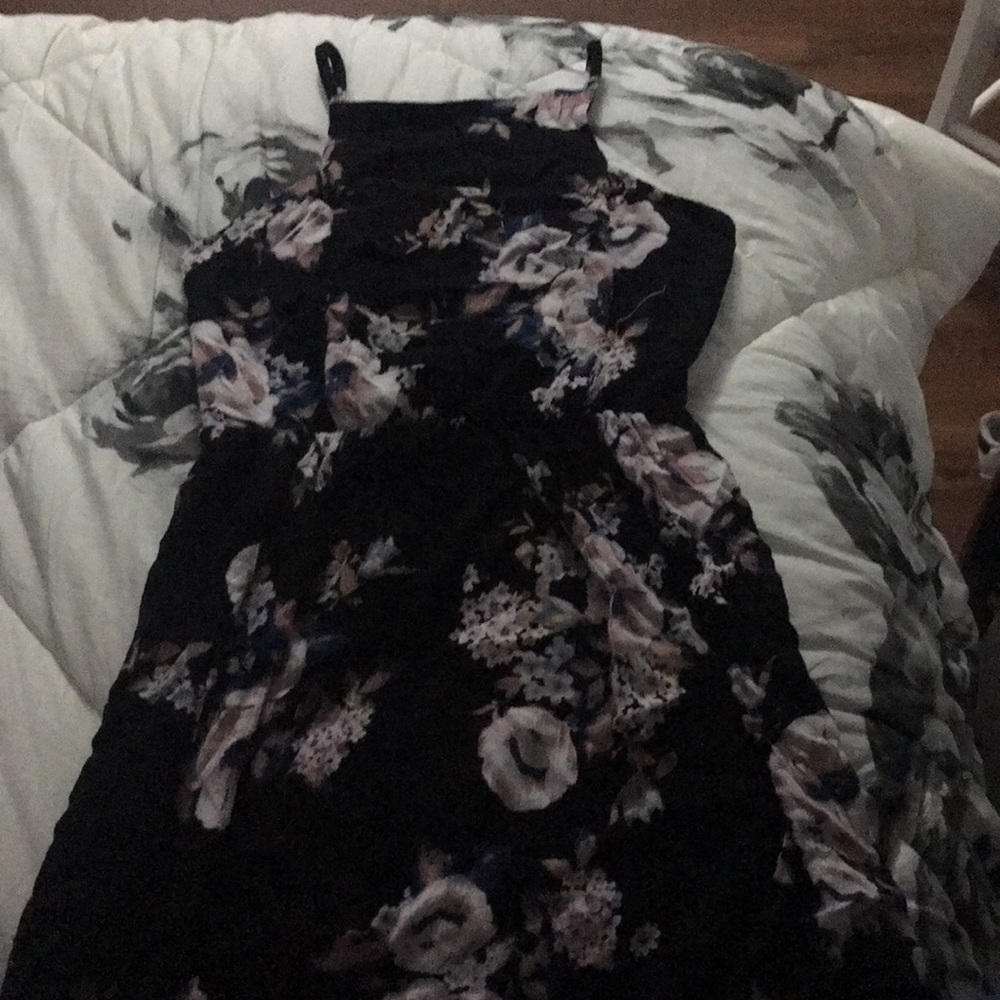 Cute black floral dress